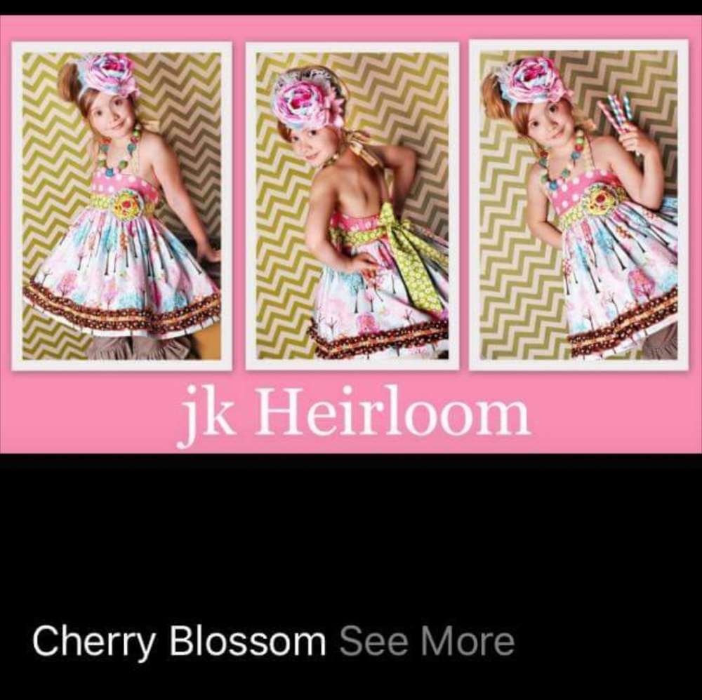 Jk Heirloom cherry blossom dress sz 2